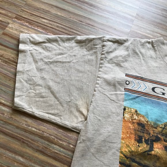 Grand Canyon Souvenir T-shirt Vintage 90s Single Stitch Distressed Top - Picture 4 of 10
